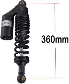 img 3 attached to Motorcycle Shock Absorber Rear Suspension Air 360Mm 370Mm 14&#34