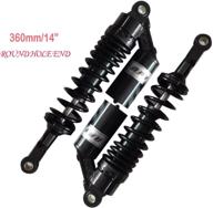 motorcycle shock absorber rear suspension air 360mm 370mm 14&#34 logo