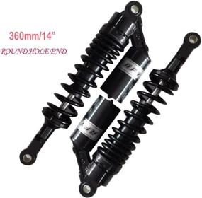 img 4 attached to Motorcycle Shock Absorber Rear Suspension Air 360Mm 370Mm 14&#34