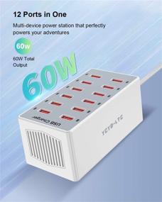 img 3 attached to Charger 12 Ports Charging Station Multiple