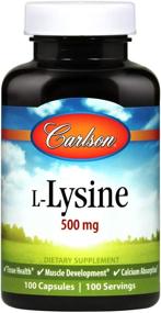 img 4 attached to Carlson L Lysine Amino Acids Capsules