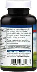 img 2 attached to Carlson L Lysine Amino Acids Capsules