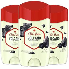 img 4 attached to 💪 Old Spice Antiperspirant & Deodorant for Men: Invisible Solid, Volcano Charcoal Scent - Pack of 3, 2.6 Oz