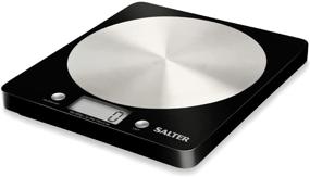 img 4 attached to 🥗 Salter Digital Kitchen Weighing Scales – Stylish Slim Design Electronic Cooking Scale for Home + Kitchen, Accurately Weigh Food up to 5000g + Liquids in ml and fl. Oz. – Black