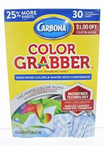 img 4 attached to Улучшите свой опыт стирки с помощью салфеток Color Grabber от Carbona