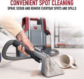 img 3 attached to 🧼 Powerful and Portable: Hoover Spotless FH11300PC Carpet & Upholstery Spot Cleaner in Vibrant Red