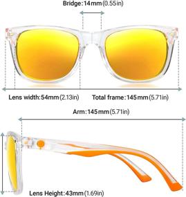 img 1 attached to 🕶️ BETTA Lightweight Polarized Sunglasses for Women and Men - UV Protection Sports Sunglasses