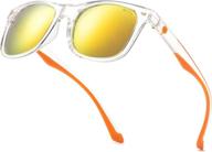 🕶️ betta lightweight polarized sunglasses for women and men - uv protection sports sunglasses logo