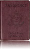 📔 wlmlx кожаный держатель паспорта для вакцины: элегантный аксессуар для путешествий для обложек паспорта логотип