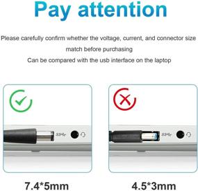 img 2 attached to 🔌 Fancy Buying AC Power Adapter Charger for Dell 09RN2C 0HN662 0TR82J 1XRN1 6TFFF 6TM1C 9RN2C A065R039L AA65NM121 CN-0928G4 CN-0K9TGR DA65NM111-00 DA65NS3-00 FA45NE1-00 HA65NM130 LA65NE1-01 +Power Cord: Efficient and Reliable Charging Solution for Dell Devices