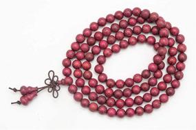 img 3 attached to anzhongli 108 Prayer Beads Mala Bracelet Necklace for Men and Women, 6mm/8mm Meditation and Yoga Beads