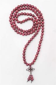 img 2 attached to anzhongli 108 Prayer Beads Mala Bracelet Necklace for Men and Women, 6mm/8mm Meditation and Yoga Beads