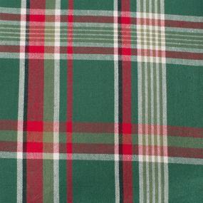 img 3 attached to DII Tabletop Collection Fall & Thanksgiving Napkin, 20x20, Dark Green Plaid, 6-Pack