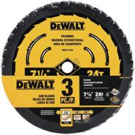 🔪 dewalt dwa1714243 7-1/4-inch 24-tooth circular saw blade, pack of 3 logo