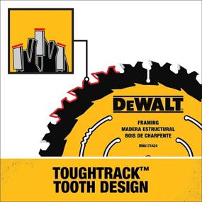 img 3 attached to 🔪 DEWALT DWA1714243 7-1/4-Inch 24-Tooth Circular Saw Blade, Pack of 3