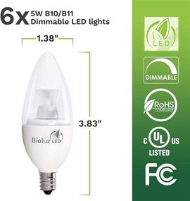 img 3 attached to 🕯️ Enhanced Candelabra Dimmable LED Replacement: UL Listed