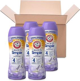 img 1 attached to Arm & Hammer Lavender Escape Clean & Simple In-Wash Scent Booster (18oz, 4 Count)