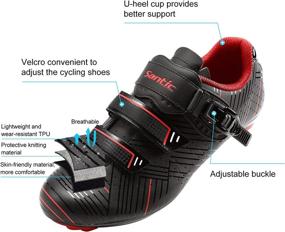 img 3 attached to 🚴 Santic Road Cycling Shoes - High-Performance Riding Shoes for Road Biking