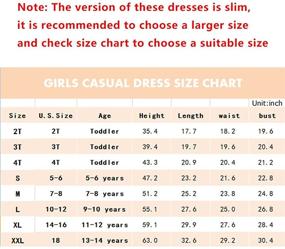img 2 attached to 👗 Noomelfish Flower Floral Printed Dresses: Fashionable Girls' Clothing for Dresses
