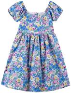 👗 noomelfish flower floral printed dresses: fashionable girls' clothing for dresses logo