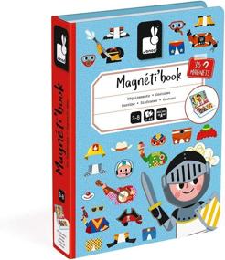 img 2 attached to 🎭 Janod J02719 Boy Costumes Magnetibook: Enhance Play and Imagination