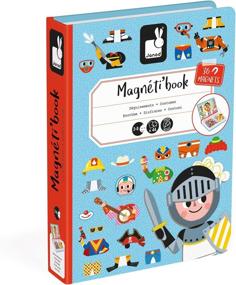 img 3 attached to 🎭 Janod J02719 Boy Costumes Magnetibook: Enhance Play and Imagination
