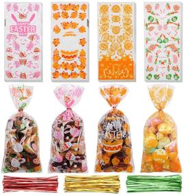 img 4 attached to CCINEE 120PCS Easter Cellophane Cookie