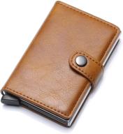 secure credit holder: durable leather wallet for ultimate protection logo