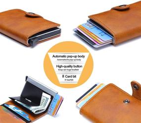 img 2 attached to Secure Credit Holder: Durable Leather Wallet for Ultimate Protection