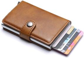 img 3 attached to Secure Credit Holder: Durable Leather Wallet for Ultimate Protection