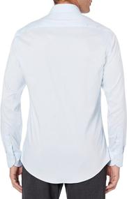 img 3 attached to 👔 Classy & Wrinkle-Free: BUTTONED Stretch Twill Non Iron Sleeve Men's Shirts