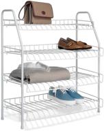 👚 organize your closet with whitmor 4-tier closet shelves in white logo