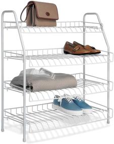 img 2 attached to 👚 Organize Your Closet with Whitmor 4-Tier Closet Shelves in White