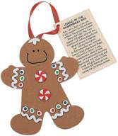 optimized crafts for kids: legendary gingerbread man orn. craft kit - engaging home activities logo