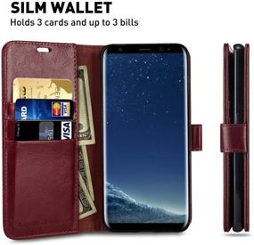 img 2 attached to Galaxy S8 Wallet Case Cell Phones & Accessories