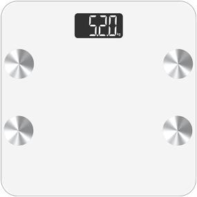 img 3 attached to Smart Bluetooth Body Fat Scale with App for iOS/Android - Digital Bathroom Scale for Weight, Fat Percentage, Water, Muscle Mass, BMR, Bone Density, Visceral Fat - Supports Up to 400 lbs - Creamy White