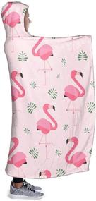 img 3 attached to MYSTCOVER Flamingo Blanket Flannel Lightweight