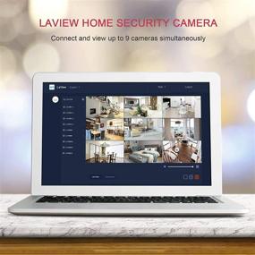 img 3 attached to 📷 LaView 4PCS Security Cameras, Indoor 1080P Home Security Wi-Fi Cameras for Pets, Motion Detection, Two-Way Audio, Night Vision, Alexa Compatible, iOS & Android & Web Access