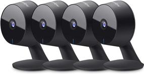 img 4 attached to 📷 LaView 4PCS Security Cameras, Indoor 1080P Home Security Wi-Fi Cameras for Pets, Motion Detection, Two-Way Audio, Night Vision, Alexa Compatible, iOS & Android & Web Access