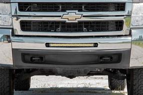 img 1 attached to 🚗 Rough Country 20-inch LED Hidden Bumper Brackets for 2007-2013 Chevy Silverado - Model 70523