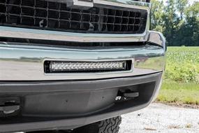 img 2 attached to 🚗 Rough Country 20-inch LED Hidden Bumper Brackets for 2007-2013 Chevy Silverado - Model 70523