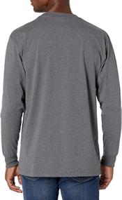 img 1 attached to 👕 Dickies Sleeve Heavyweight Charcoal Heather: Superior Men's Clothing and Versatile Shirts - T-Shirts & Tanks