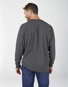 img 2 attached to 👕 Dickies Sleeve Heavyweight Charcoal Heather: Superior Men's Clothing and Versatile Shirts - T-Shirts & Tanks