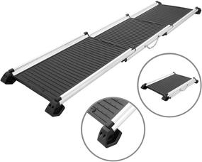 img 3 attached to 🐕 Pet Trex Titan: Telescoping Aluminum Pet Ramp, Adjustable 28-62 Inches