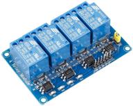 🔌 sunfounder 4 channel 5v relay shield module: compatible with arduino r3 mega 2560 1280 dsp arm pic avr stm32 raspberry pi logo