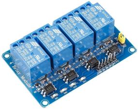 img 4 attached to 🔌 SunFounder 4 Channel 5V Relay Shield Module: Compatible with Arduino R3 MEGA 2560 1280 DSP ARM PIC AVR STM32 Raspberry Pi