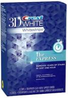 💎 crest 3d white 1-hour express teeth whitening kit with 8 strips (4 treatments): expert seo-enhanced formula logo