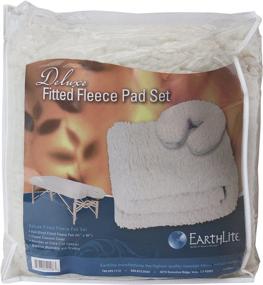 img 2 attached to 🛏️ EARTHLITE Massage Table Fleece Pads – Various Styles & Sets - Boost Comfort with Cozy, Insulating Fleece Covers for Massage Tables & Face Cradles