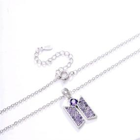 img 2 attached to Bangtan Pendant Necklace Zirconia Style 05