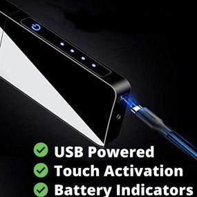 img 2 attached to 🔥 Spinning Arc Lighter: Revolutionary USB Rechargeable Plasma Lighter - Experience the Cool Spinning Arc!